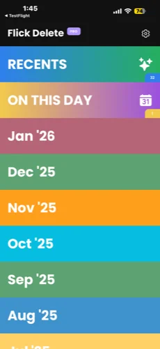 Photo Cleaner Home Screen