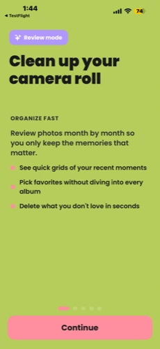 Photo Cleaner Onboarding