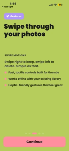 Swipe Tutorial